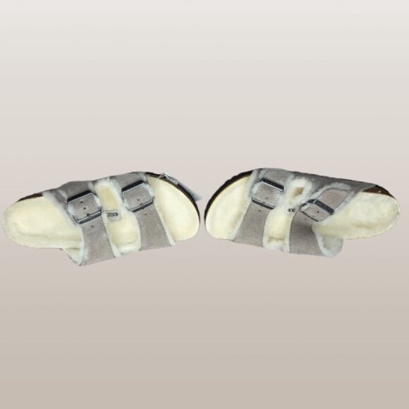 Birkenstock Women's Arizona Shearling Sandals Size 36 / 5 Narrow - Picture 4 of 6